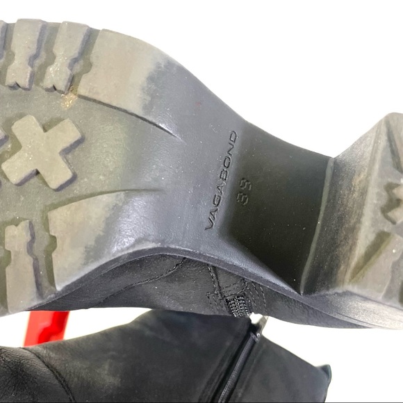 Vagabond black leather ankle boots size 39 - Picture 6 of 7